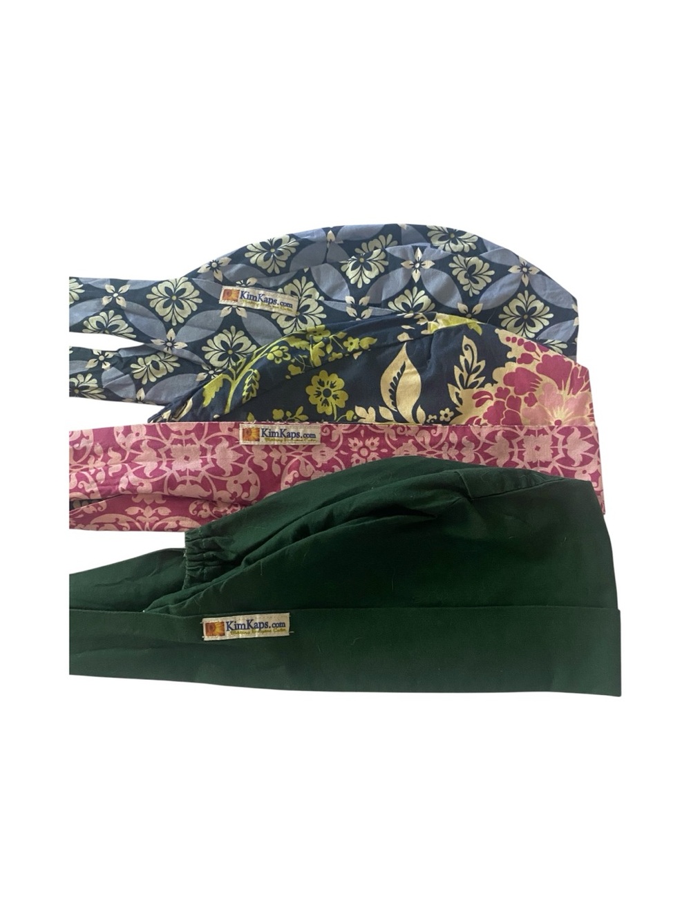 KimKaps-BUNDLE OF THREE-MEDICAL SCRUB CAPS
